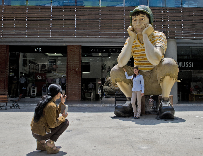 El Chavo Statue