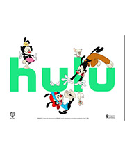 Animaniacs with Hulu logo