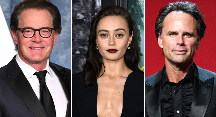 Kyle MacLachlan, Ella Purnell, and Walton Goggins