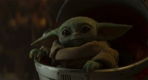 The Child -- aka "Baby Yoda" -- in The Mandalorian season 2, episode 1