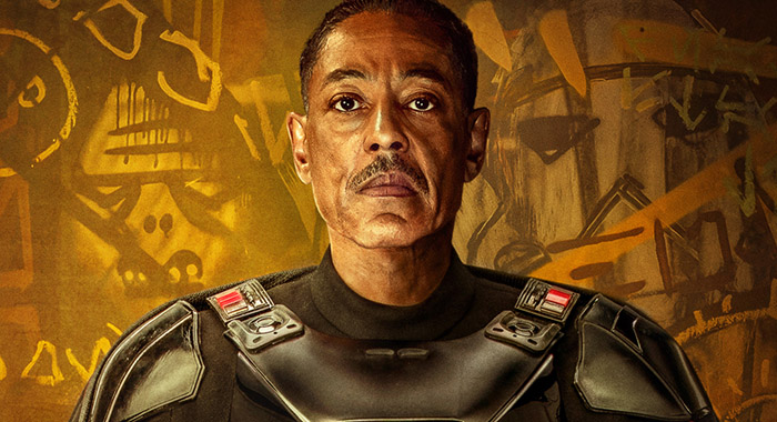 Giancarlo Esposito as Moff Gideon in The Mandalorian season 2 poster