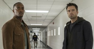 Anthony Mackie and Sebastian Stan in The Falcon and the Winter Soldier
