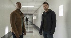 Anthony Mackie and Sebastian Stan in The Falcon and the Winter Soldier