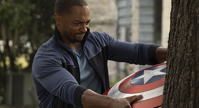 Anthony Mackie in THE FALCON AND THE WINTER SOLDIER