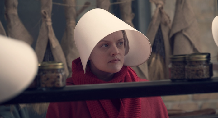 Elisabeth Moss in Hulu's <I>The Handmaid's Tale</i>.