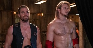 <I>Heels</i> Stars Stephen Amell and Alexander Ludwig on the ‘Animalistic Quality’ of Wrestling’s Villains