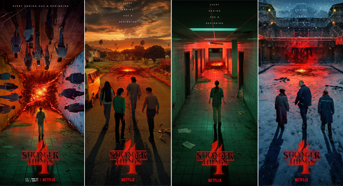 Stranger Things 4 posters