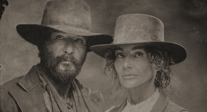 Tim McGraw and Faith Hill in promotional image for series 1883