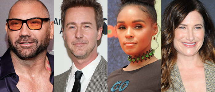 Dave Bautista, Edward Norton, Janelle Monae, Kathryn Hahn