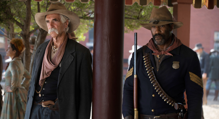 Sam Elliott and LaMonica Garrett in 1883