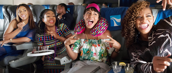 Reginal Hall, Tiffany Haddish, Jada Pinkett Smith, and Queen Latifah in Girls Trip (2017)