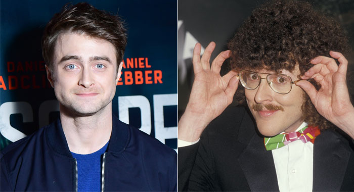 Daniel Radcliffe in 2020; Weird Al Yankovic in 1987