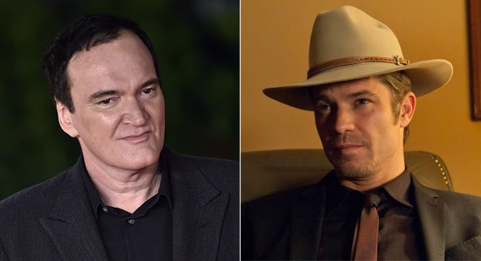 Quentin Tarantino and JUSTIFIED star Timothy Olyphant