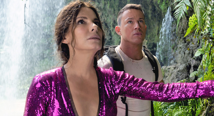 Sandra Bullock and Channing Tatum in The Lost City (2022)