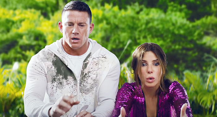 Channing Tatum and Sandra Bullock in The Lost City