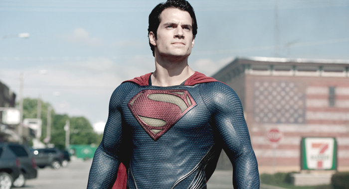 Henry Cavill as Superman in Man of Steel