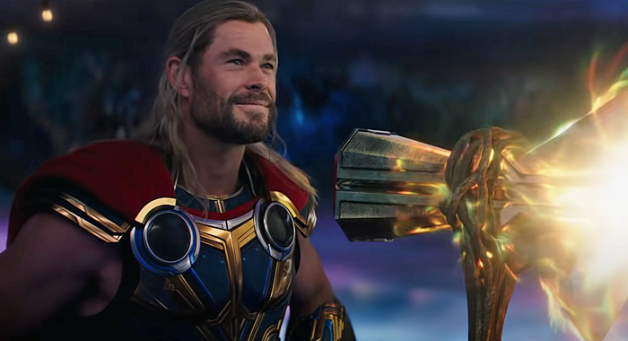 Chris Hemsworth as Thor in Thor: Love and Thunder