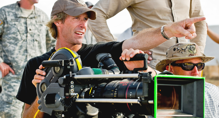 Michael Bay on the set of Transformers: Revenge of the Fallen