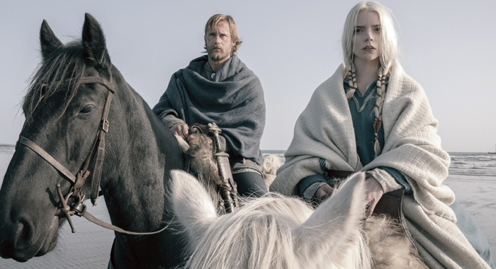 Alexander Skarsgård and Anya Taylor-Joy in The Northman (2022)