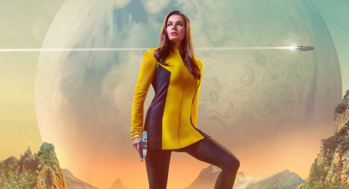 Rebecca Romijn in STAR TREK: STRANGE NEW WORLDS character poster