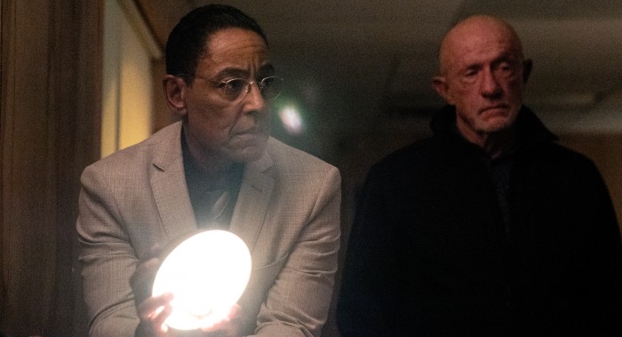 Giancarlo Esposito and Jonathan Banks in Better Call Saul _ Season 6