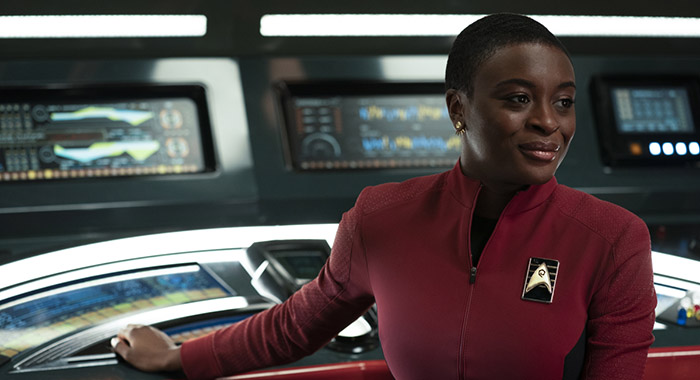 Celia Rose Gooding in STAR TREK: STRANGE NEW WORLDS.