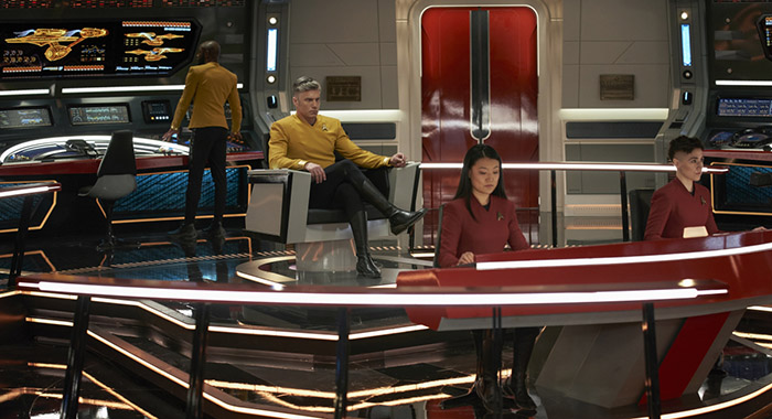 Enterprise bridge in STAR TREK: STRANGE NEW WORLDS 