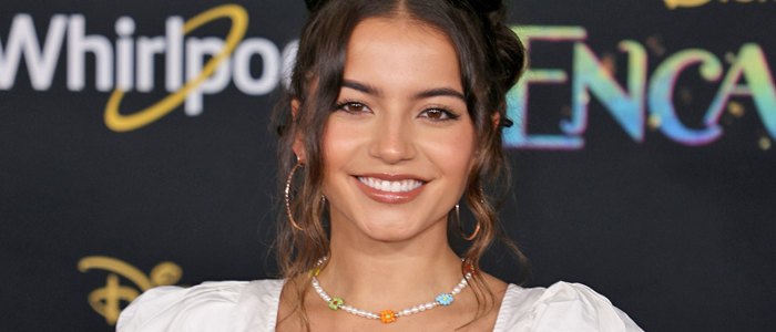 Isabela Merced at the premiere of Encanto (2021)