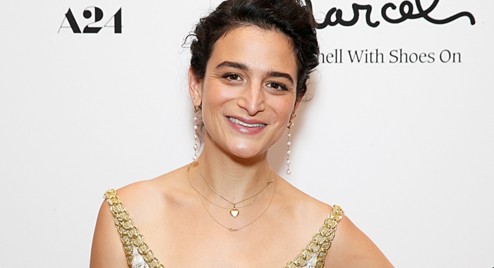 Jenny Slate at the New York premiere of Marcel the Shell with Shoes On