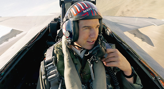 Tom Cruise as Pete "Maverick" Mitchell in Top Gun: Maverick (2022)