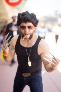 Wolverine cosplayer at 2022 Comic-Con International: San Diego