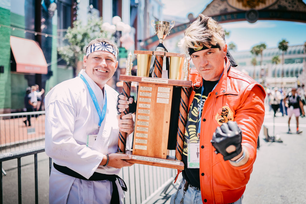 Cobra Kai cosplayers at 2022 Comic-Con International: San Diego