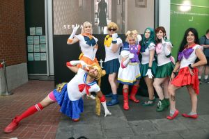 Sailor Moon cosplayers