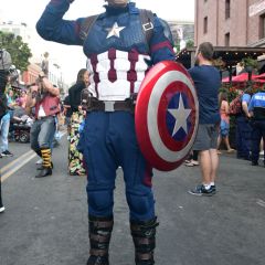 Captain America cosplayer