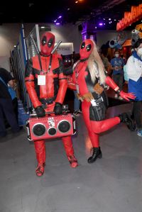 Deadpool cosplayers at 2022 Comic-Con International: San Diego
