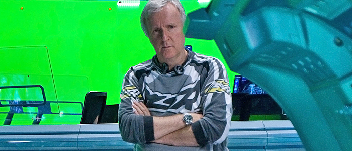 James Cameron on the set of Avatar (2009)