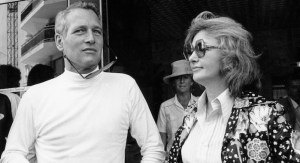 E111Y4 Actor Paul Newman with wife Joanne Woodward