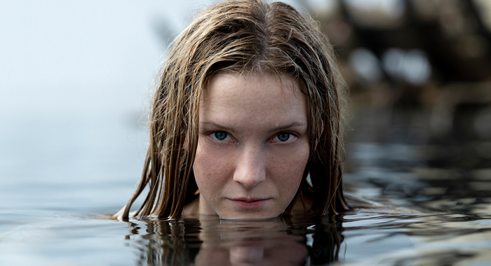 Morfydd Clark as Galadriel in The Lord of the Rings: The Rings of Power