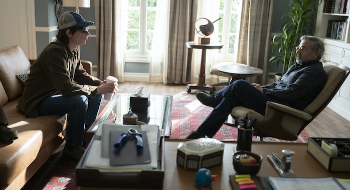 “THE PATIENT” -- Pictured (L-R): Domhnall Gleeson as Sam Fortner, Steve Carell as Alan Strauss. CR: Suzanne Tenner/FX