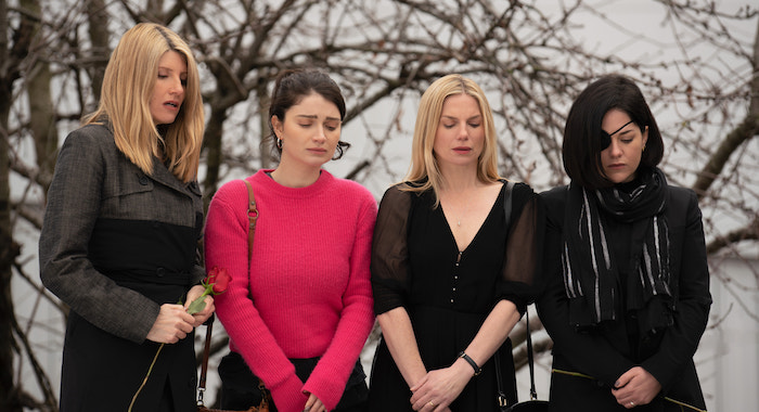 Sharon Horgan, Eve Hewson, Eva Birthistle and Sarah Greene in “Bad Sisters,”