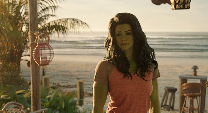 Tatiana Maslany in She-Hulk: Attorney at Law