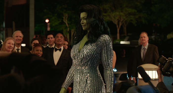 Tatiana Maslany in She Hulk: Attorney at Law 