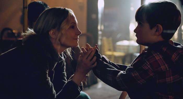 Joanne Froggatt and Taylor Fay in Last Light