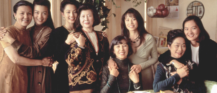 Kieu Chinh, Ming-Na Wen, Tamlyn Tomita, Tsai Chin, France Nuyen, Lauren Tom, Lisa Lu, and Rosalind Chao in The Joy Luck Club (1993)