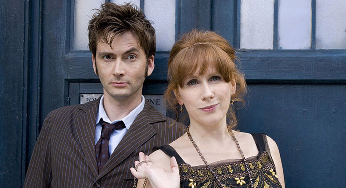 DOCTOR WHO, (from left): David Tennant, Catherine Tate,