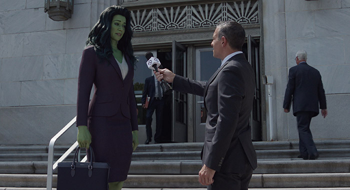 Tatiana Maslany in She-Hulk: Attorney at Law