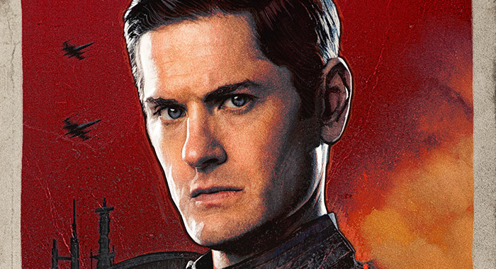 Kyle Soller in Andor character poster