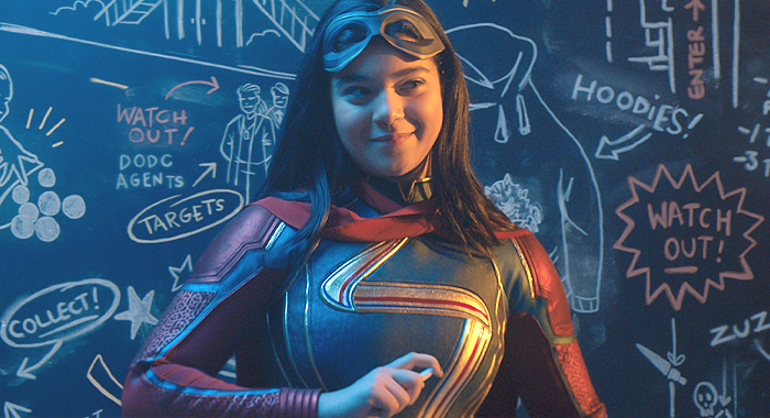 Iman Vellani as Kamala Khan in Ms. Marvel