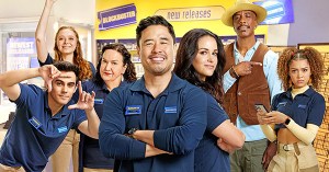 Randall Park, Melissa Fumero, and Their <em>Blockbuster</em> Costars Share 9 Things To Know About the Comedy Series
