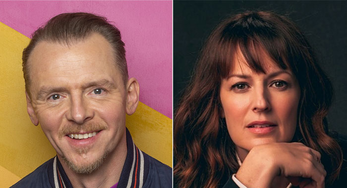 Simon Pegg and Rosemarie DeWitt